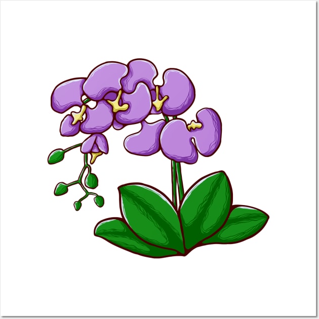 Orchids Wall Art by rikiumart21